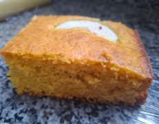 Bolo de cenoura e maçã