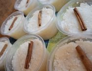 Cocada cremosa com canela