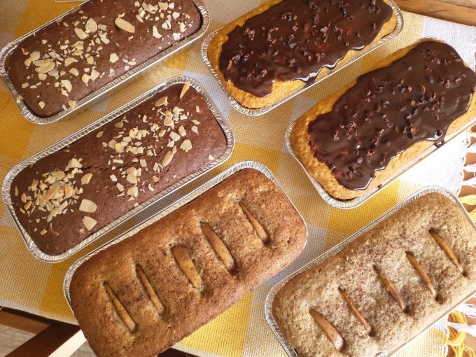 Trio de bolos (semi-integrais)