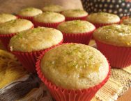 Bolinho semi-integral limão com abobrinha