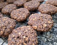 Cookies cacau, banana e aveia